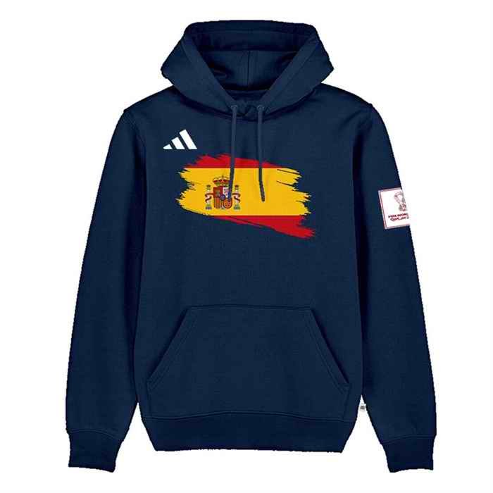 Men's Spain FIFA World Cup Soccer Hoodie Navy 001