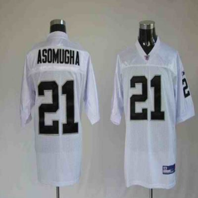 Raiders #21 Nnamdi Asomugha White Stitched Youth NFL Jersey