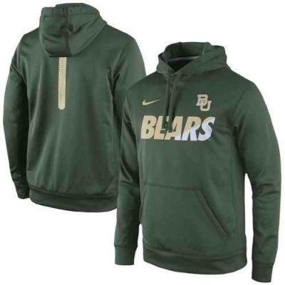 Baylor Bears Nike Sideline KO Fleece Therma-FIT Performance Hoodie Green