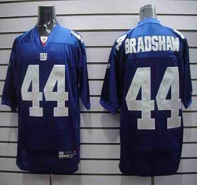 Giants #44 Ahmad Bradshaw Blue Stitched Youth NFL Jersey