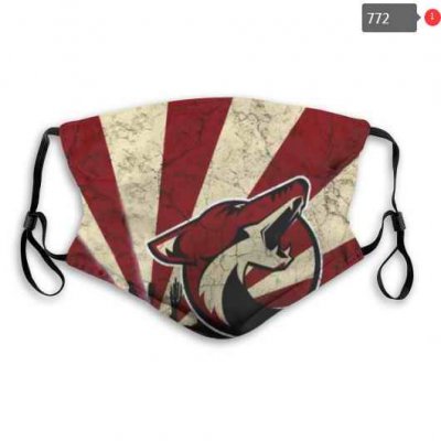 Arizona Coyotes Face Mask 004 Filter Pm2.5 (Pls check description for details)