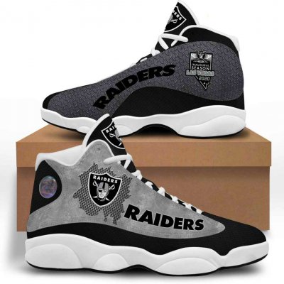 Men's Las Vegas Raiders Limited Edition JD13 Sneakers 002