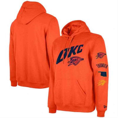 Men's Oklahoma City Thunder Orange 2023/24 City Edition Pullover Hoodie