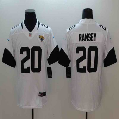 Men's NFL Jacksonville Jaguars #20 Jalen Ramsey White New 2018 Vapor Untouchable Limited Stitched Jersey