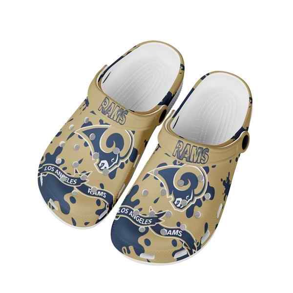 Men's Los Angeles Rams Bayaband Clog Shoes 002