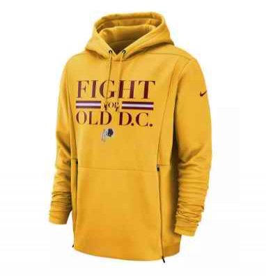 Men's Washington Football Team Sideline Player Local Therma Hoodie