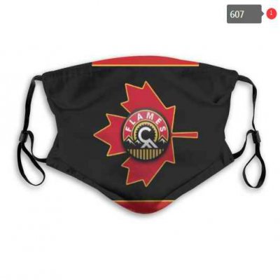 Calgary Flames Face Mask 004 Filter Pm2.5 (Pls check description for details)