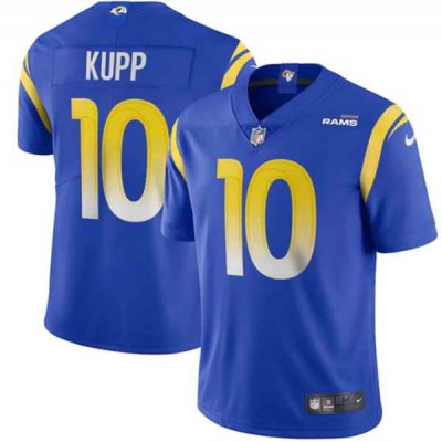 Men's Los Angeles Rams #10 Cooper Kupp 2020 Royal Vapor Limited Stitched Jersey