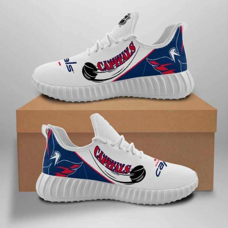 Women's NHL Washington Capitals Mesh Knit Sneakers/Shoes 004