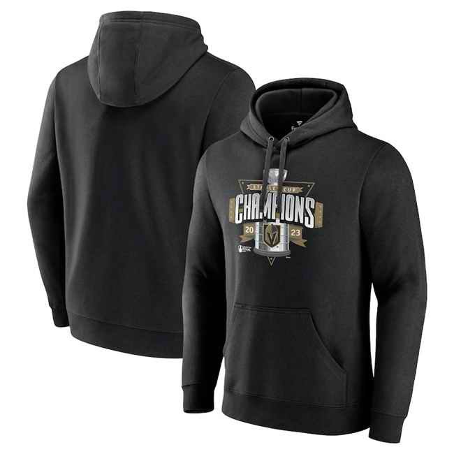 Men's Vegas Golden Knights Black 2023 Stanley Cup Champions Pullover Hoodie