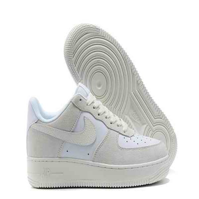 Men's Air Force 1 White/Cream Shoes 0107