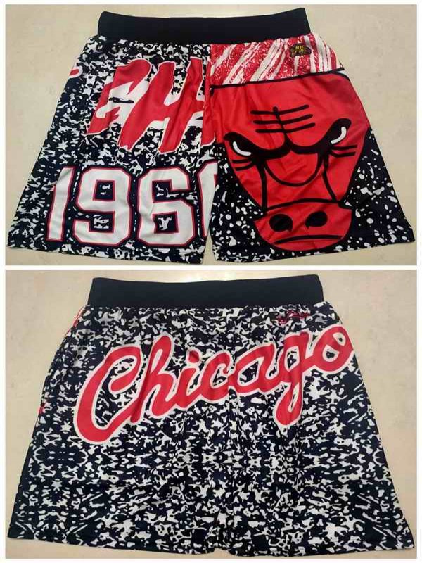 Men's Chicago Bulls Black Mitchell&Ness Shorts (Run Small)