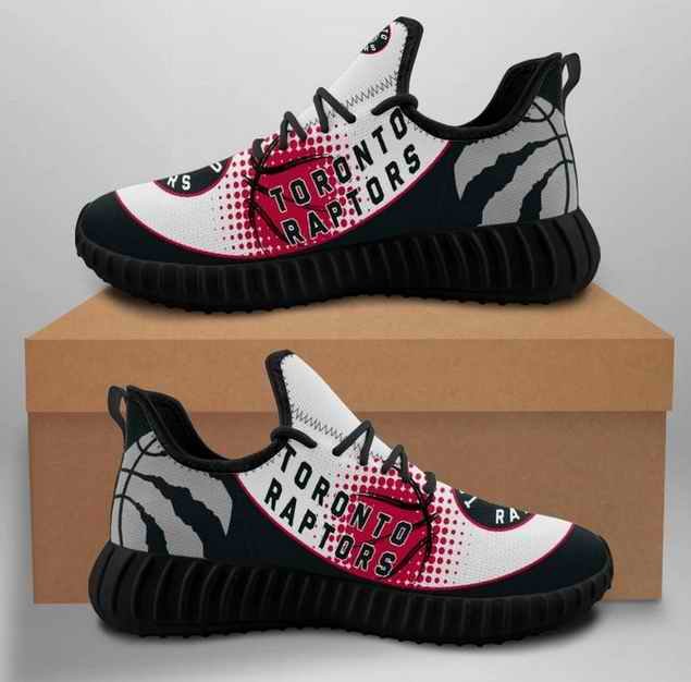 Women's Toronto Raptors Mesh Knit Sneakers/Shoes 002