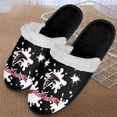 Men's Atlanta Falcons Team Logo Staycation Slippers/Shoes(Pls check description for details) 001