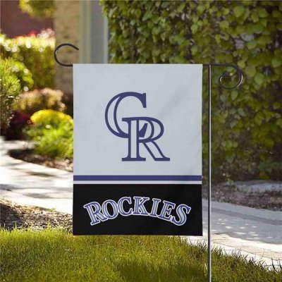 Colorado Rockies Double-Sided Garden Flag 001 (Pls check description for details)