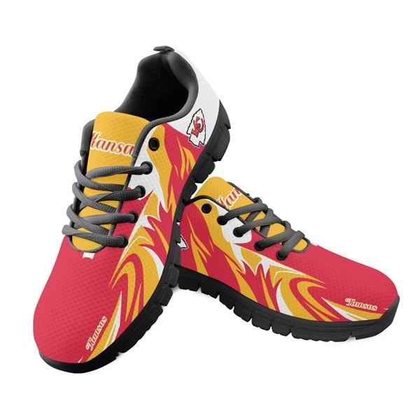 Women's Kansas City Chiefs AQ Running Shoes 005