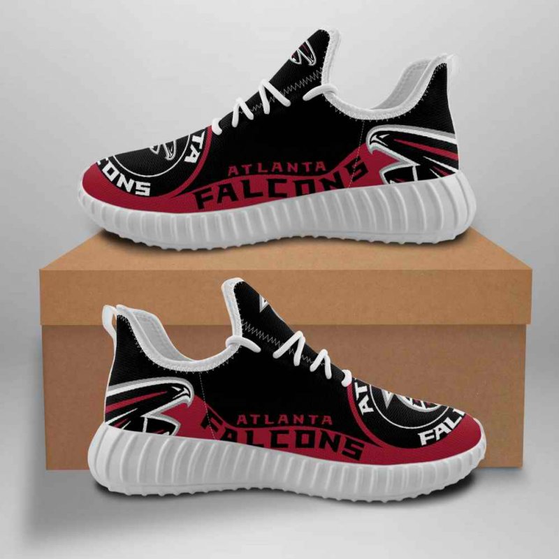 Men's NFL Atlanta Falcons Mesh Knit Sneakers/Shoes 006