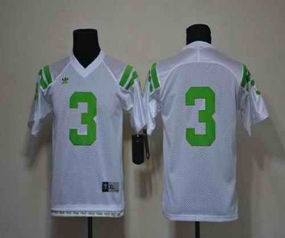 Fighting Irish #3 Joe Montana White Under The Lights Stitched Youth NCAA Jersey