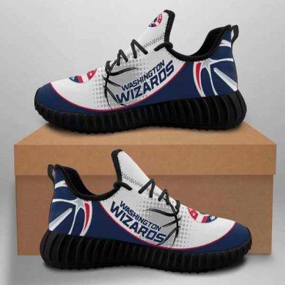 Men's Washington Wizards Mesh Knit Sneakers/Shoes 001