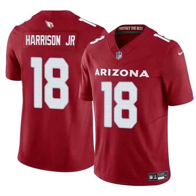 Youth Arizona Cardinals #18 Marvin Harrison Jr Red 2024 Draft F.U.S.E Vapor Untouchable Limited Stitched Football Jersey