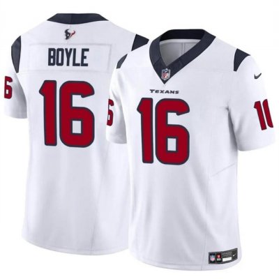 Youth Houston Texans #16 Tim Boyle White 2024 F.U.S.E Vapor Untouchable Limited Stitched Football Jersey