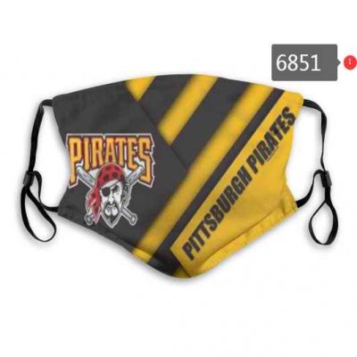 Pittsburgh Pirates Face Mask 6851 Filter Pm2.5 (Pls check description for details)