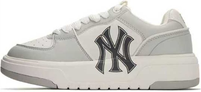 Men's New York Yankees Chunky Liner Baseball Shoes/Sneakers Grey/White 008