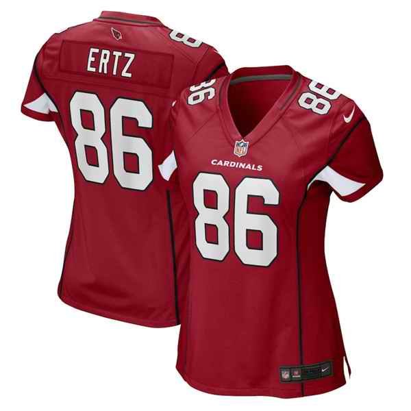 Women's Arizona Cardinals #86 Zach Ertz Red Stitched Jersey(Run Small)