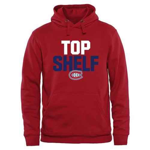 Montreal Canadiens Top Shelf Pullover Hoodie Red