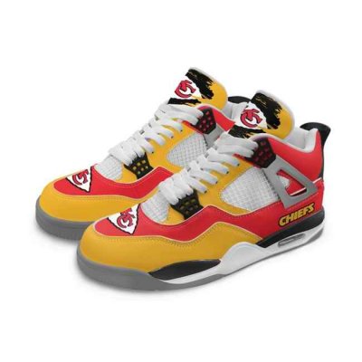 Women's Kansas City Chiefs Running weapon Air Jordan 4 Shoes 0005