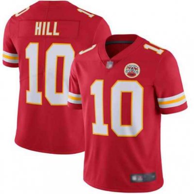 Youth Kansas City Chiefs #10 Tyreek Hill Red Vapor Untouchable Limited Stitched NFL Jersey