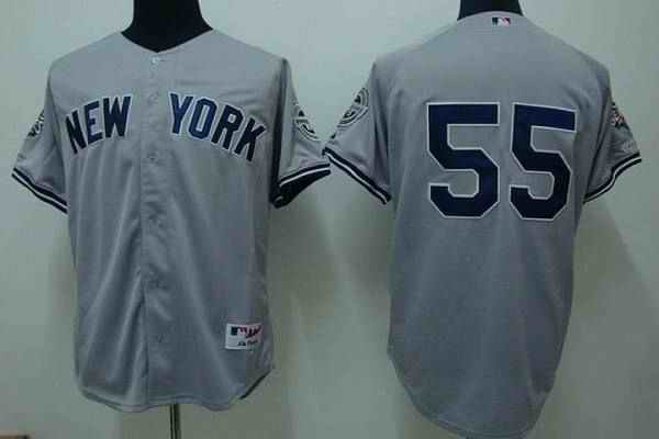 Yankees #55 Hideki Matsui Stitched Grey Youth MLB Jersey