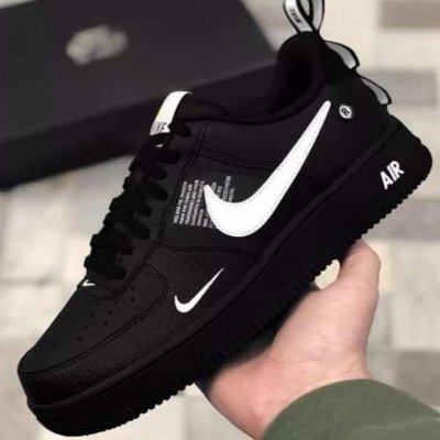 Women's Running Weapon Air Max 1 Black Shoes 003