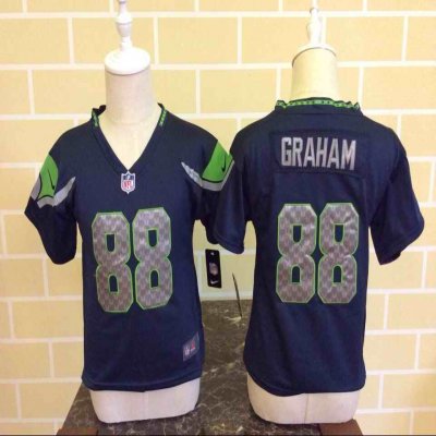 Toddler Nike Seattle Seahawks #88 Jimmy Graham Navy Blue Stitched NFL Jersey