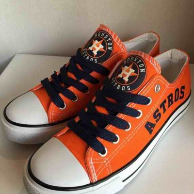 Women's Houston Astros Repeat Print Low Top Sneakers 010