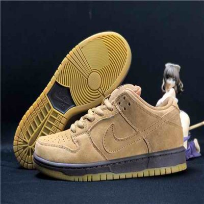 Women's Dunk Low Light Brown Shoes 041