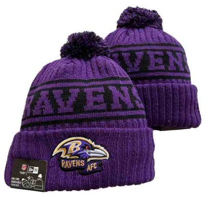 Baltimore Ravens Knit Hats 084