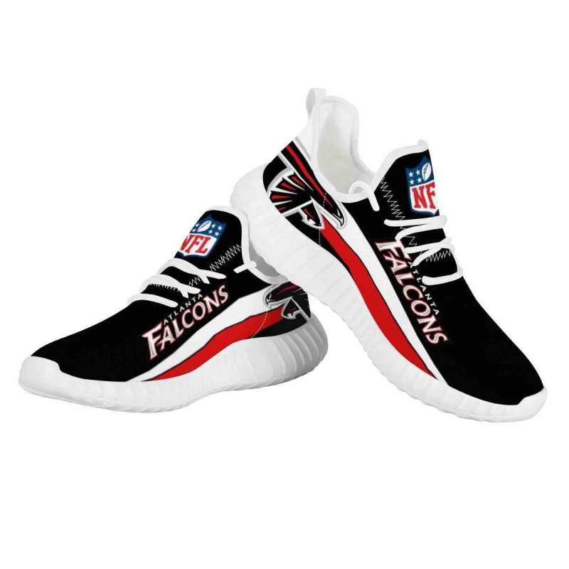 Men's Atlanta Falcons Mesh Knit Sneakers/Shoes 010