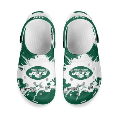 Women's New York Jets Bayaband Clog Shoes 001