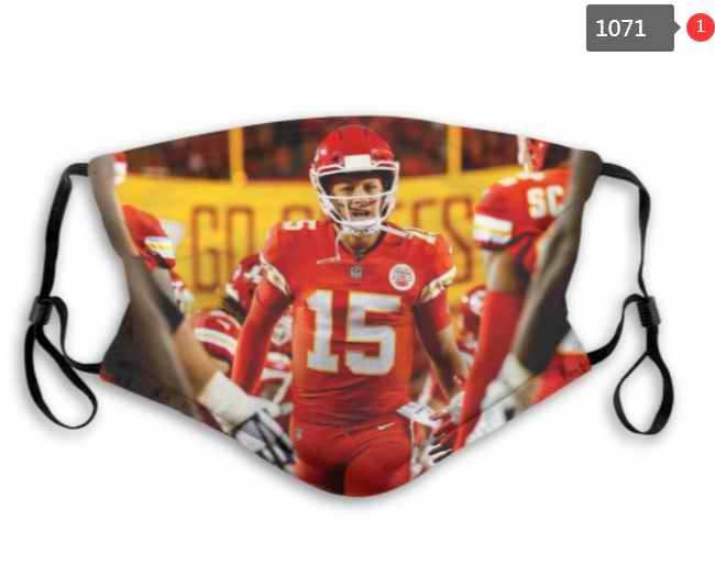 Kansas City Chiefs Face Mask 002 Filter Pm2.5 (Pls check description for details)