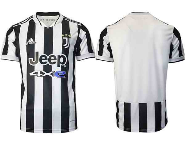 Men's Juventus White/Black Home Soccer Jersey