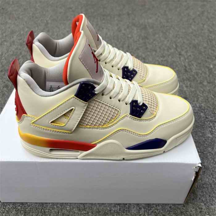 Men's Hot Sale Running weapon Air Jordan 4 Cream Shoes 0186