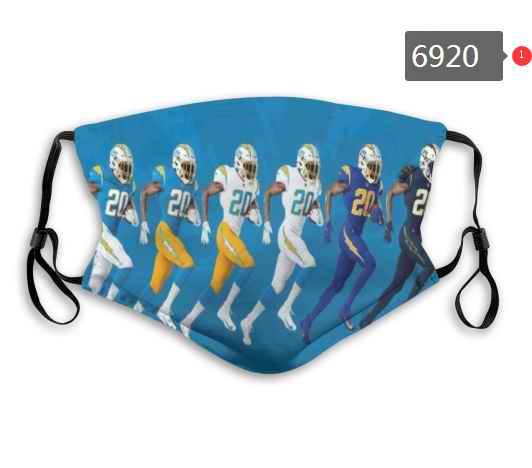 Los Angeles Chargers Face Mask 6920 Filter Pm2.5 (Pls check description for details)