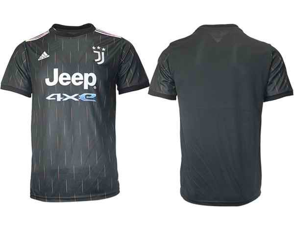 Men's Juventus Black Away Soccer Jersey