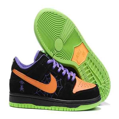 Men's Dunk Low SB Black/Orange Shoes 0179