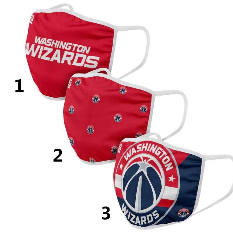 Washington Wizards Sports Face Mask 001 Filter Pm2.5 (Pls check description for details)