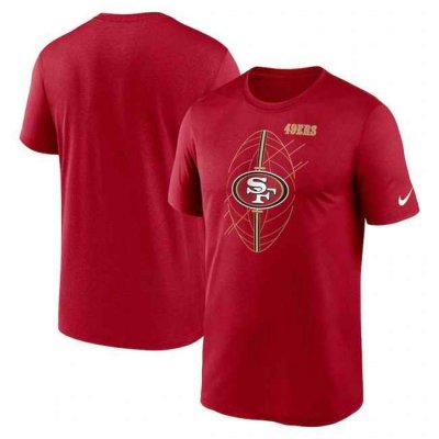 Men's San Francisco 49ers Red  Legend Icon Performance T-Shirt