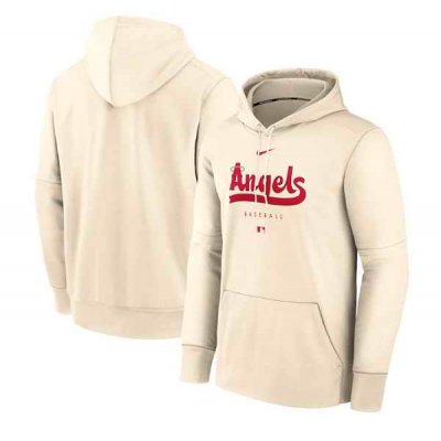 Men's Los Angeles Angels 2022 Cream City Connect Performance Pullover Hoodie