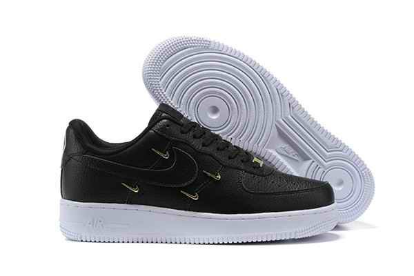 Women's Air Force 1 Low Top Black Shoes 0105