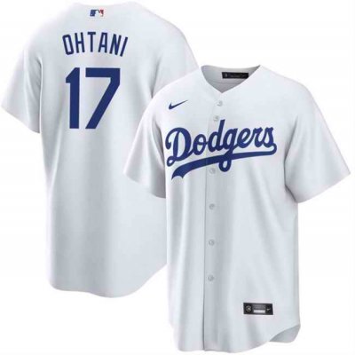 Youth Los Angeles Dodgers #17 Shohei Ohtani White Stitched Baseball Jersey